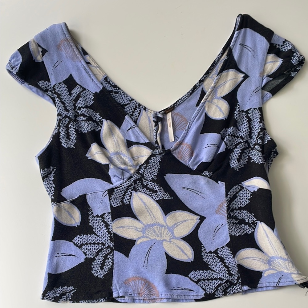 Free People cropped blouse